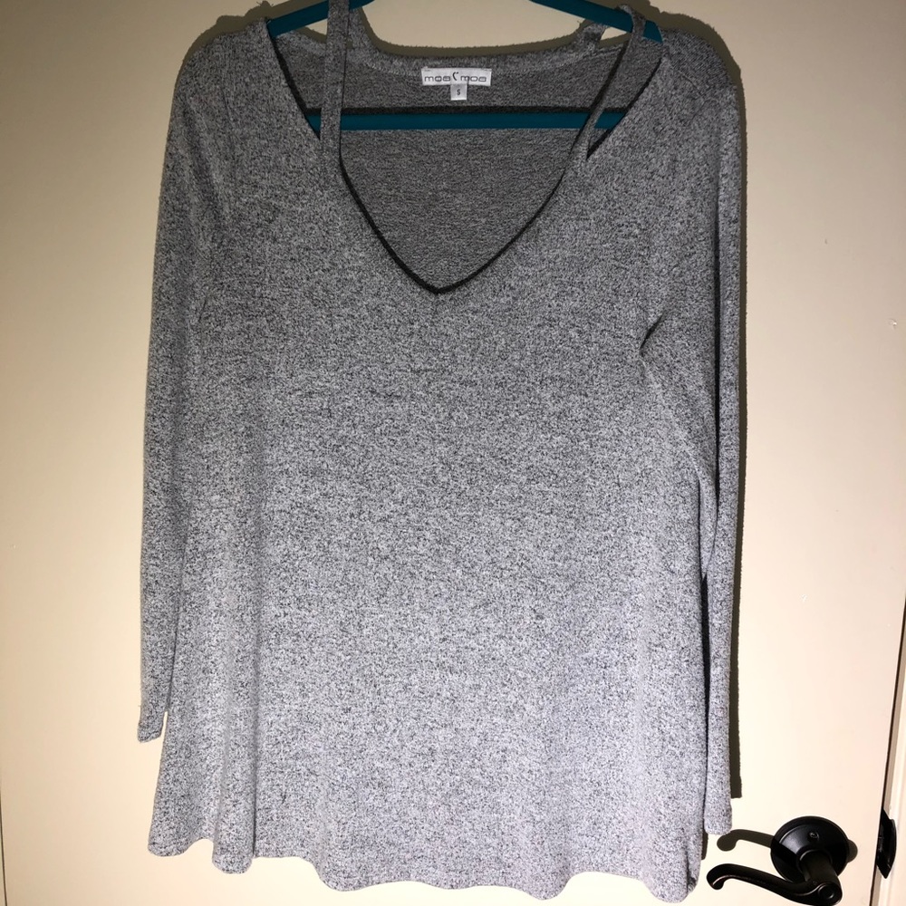 Moa Moa Grey Long Sleeve Shirt